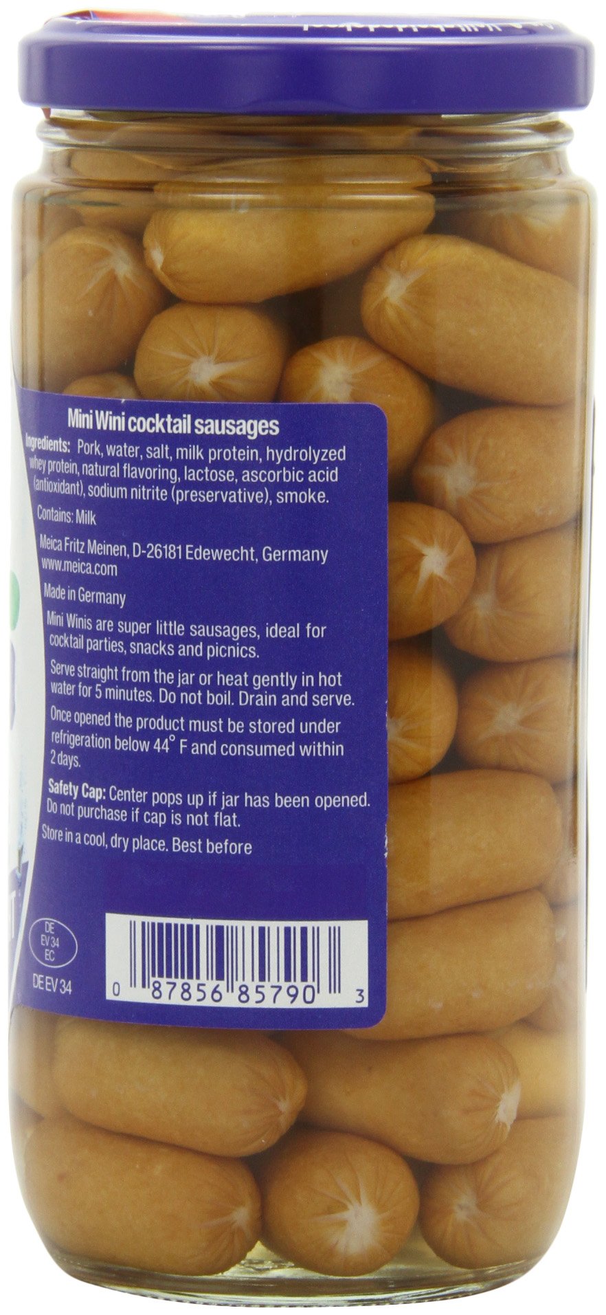 Meica Mini Wini Sixty Cocktail Sausages, 8.8 Ounce
