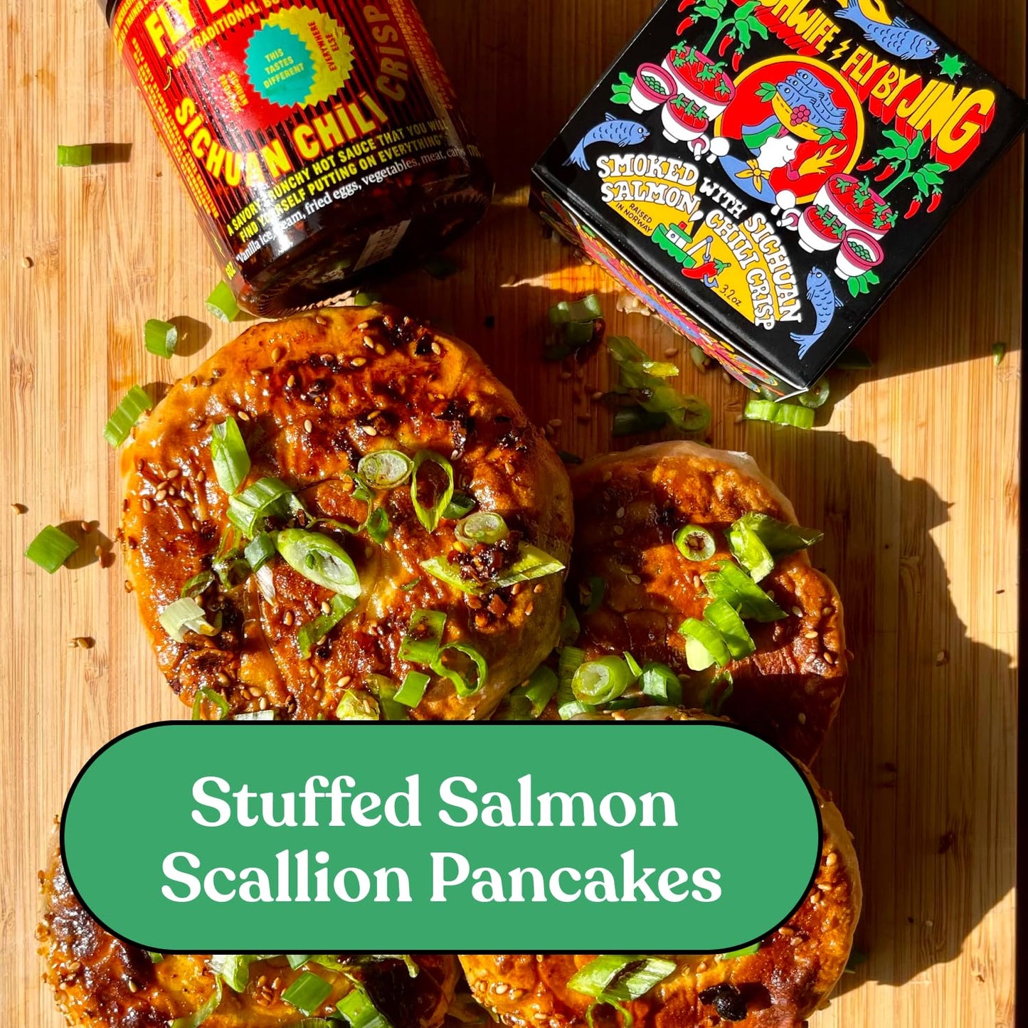 Fishwife Smoked Salmon with Fly by Jing Sichuan Chili Crisp 3-Pack (3.2 Ounce) | Gluten Free, High Protein, Paleo Friendly, Omega-3s | Hand-Packed with Sichuan Chili Sauce
