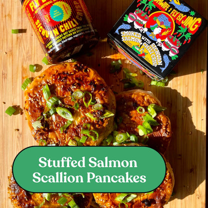 Fishwife Smoked Salmon with Fly by Jing Sichuan Chili Crisp 3-Pack (3.2 Ounce) | Gluten Free, High Protein, Paleo Friendly, Omega-3s | Hand-Packed with Sichuan Chili Sauce