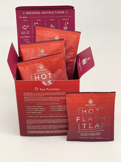 Hot Flash Tea - Organic Multi-sypmptom Menopause Support* (15 Day Supply)