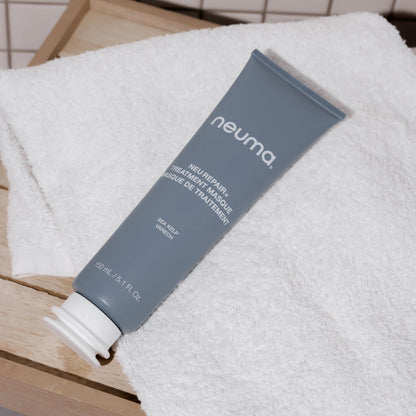 Neuma Neu Repair Treatment Masque, Hair Mask for Damaged Hair– Restores, Strengthens, Softens, Smooths, Nourishes, Revives, Protects, Lemon, Lavender & Fir Needle Scent