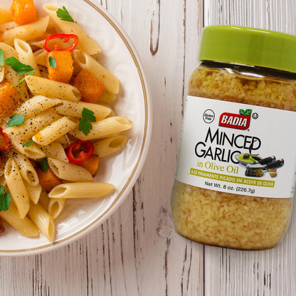 Badia Minced Garlic in Olive Oil, 8 Ounce (Pack of 12)