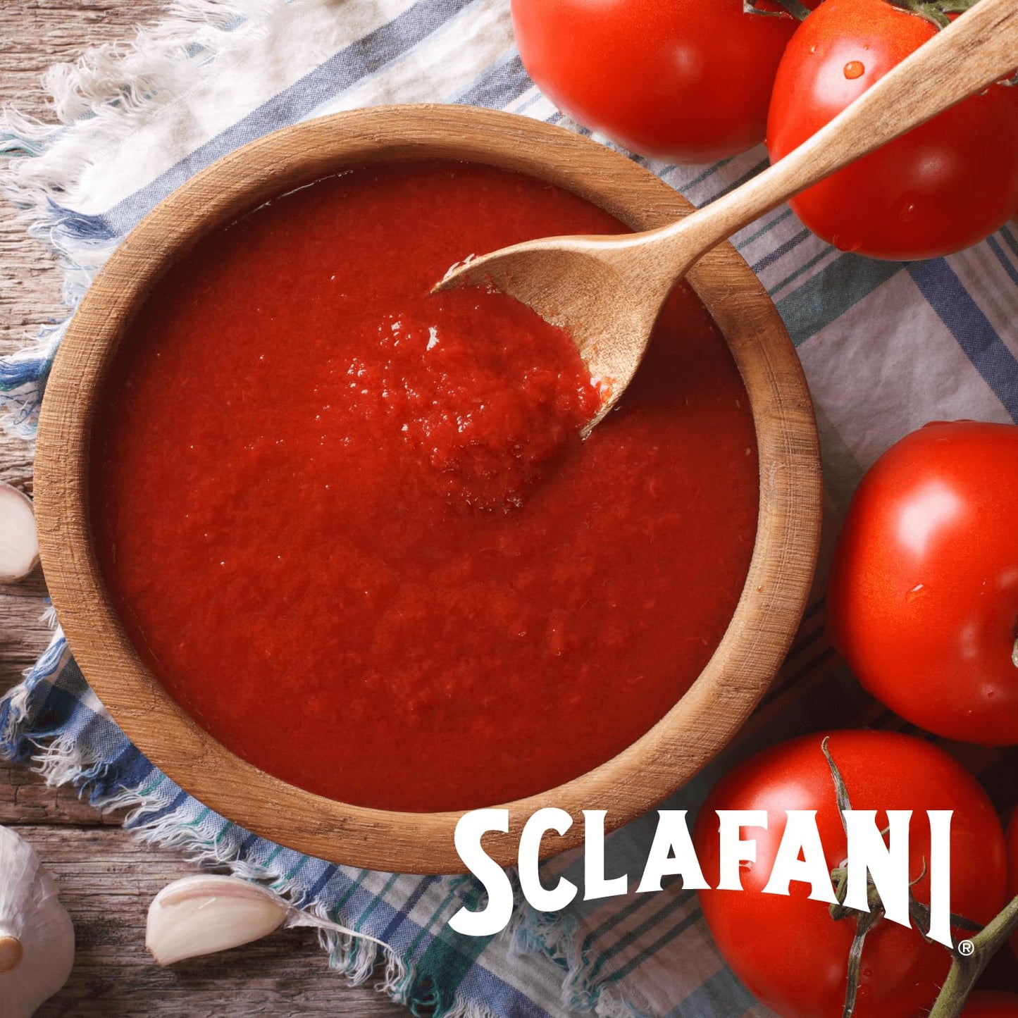 Sclafani, Crushed Tomatoes, 28 Ounce