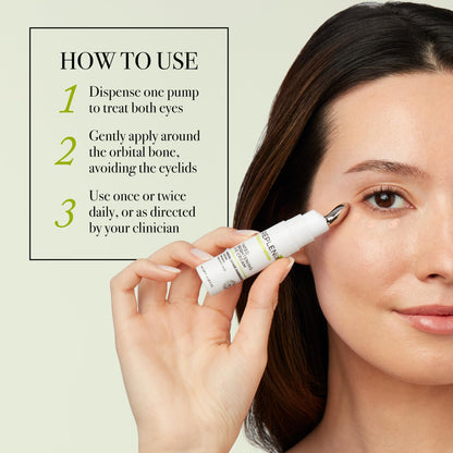 Replenix Anti-Aging Tinted Brightening Eye Cream, 0.29 Fl Oz, Medical Grade Hyaluronic Acid Under Eye Cream, Helps Blur Dark Circles, Fine Lines & Hyperpigmentation, All Skin Types