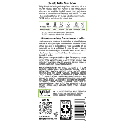 Biotera Ultra Color Care Shampoo | Prolongs Vivid Color-Treated Hair | Microbiome Friendly | Vegan & Animal Test-Free | Paraben & Sulfate Free | Color-Safe