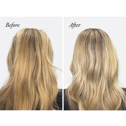 Oribe Bright Blonde Radiance & Repair Treatment - Purple Toning Restorative Hair Treatment Brightens, Strengthens & Repairs Color-Treated Blonde Hair - Tones Brassiness - 5.9 oz