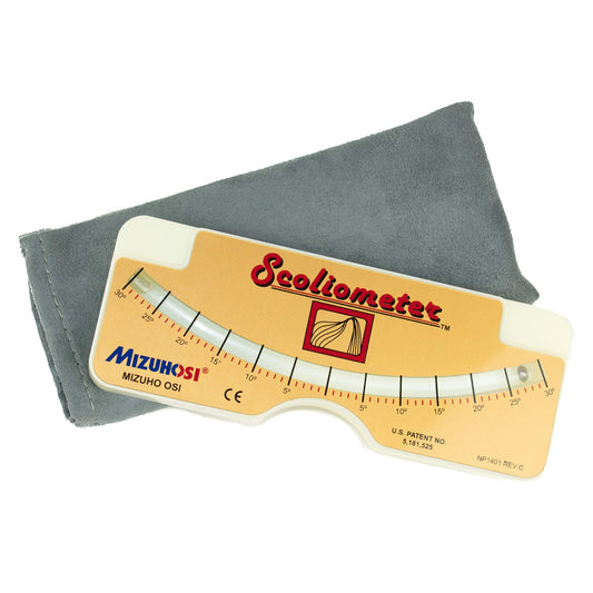 57019 Medical Measuring Device for Back Scoliosis Diagnosis with Fabric Carrying Pouch