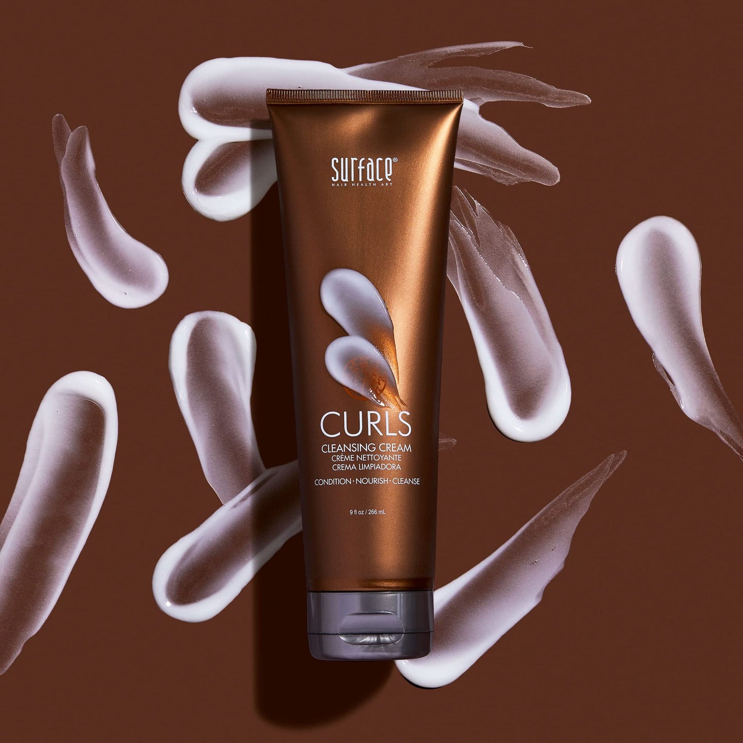 SURFACE Hair Curls Cleansing Cream – Defines, Adds Shine, and Provides Frizz Free Style Longevity - 6 fl oz
