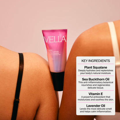 Vella Everslide Silicone Glide Gel for Women & Couples, Long Lasting Intimate Moisture Enhancer with Squalane & Sea Buckthorn Oil, Non Greasy, pH Balanced Feminine Care, Vegan 70ml