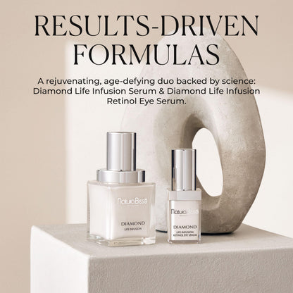 Natura Bissé Diamond Life Infusion Retinol Eye Serum, Anti-Aging Lifting Eye Serum, Lifts, Firms & Tightens, 0.5 Oz