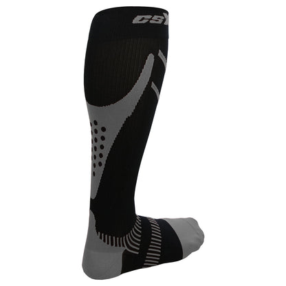 CSX Compression Socks for Men and Women, Knee High, Recovery Support, Athletic Sport Fit,