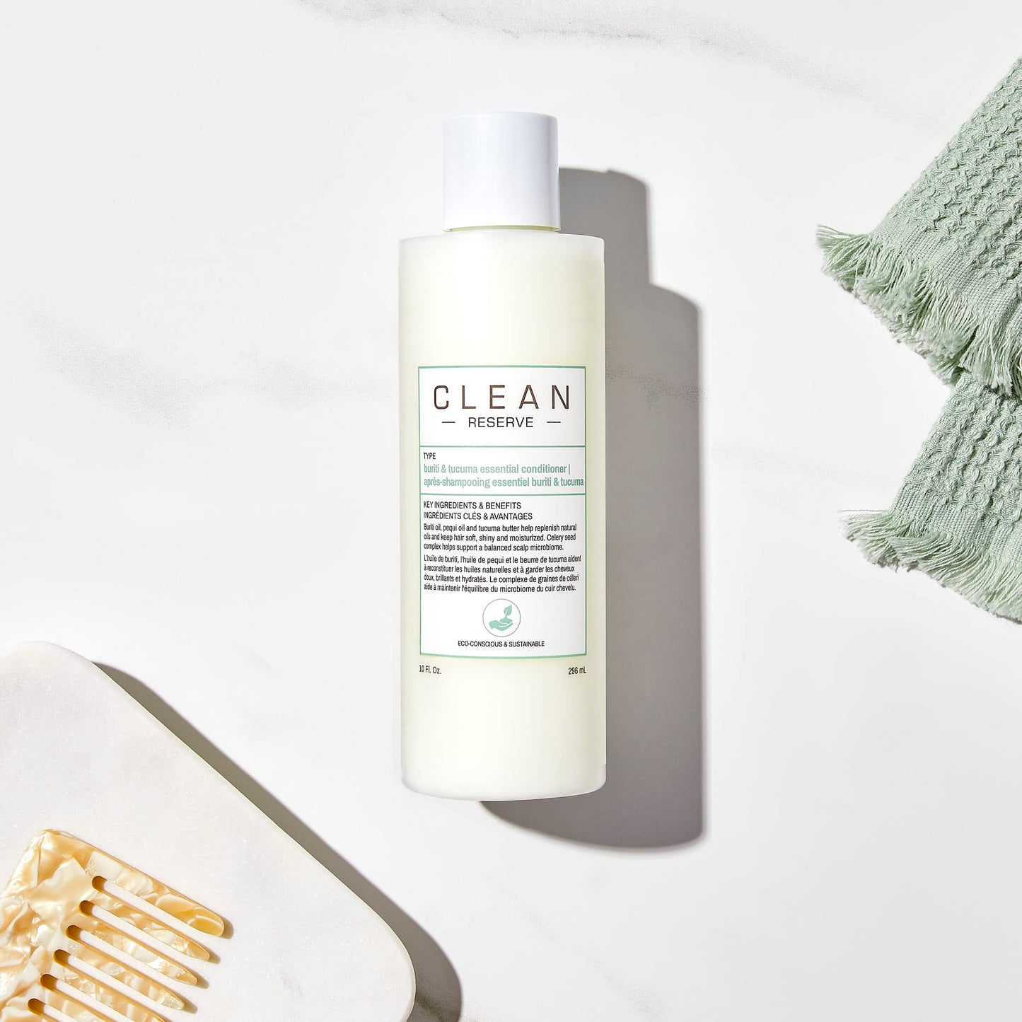 CLEAN RESERVE Buriti & Tucuma Essential Hair Conditioner | Vegan