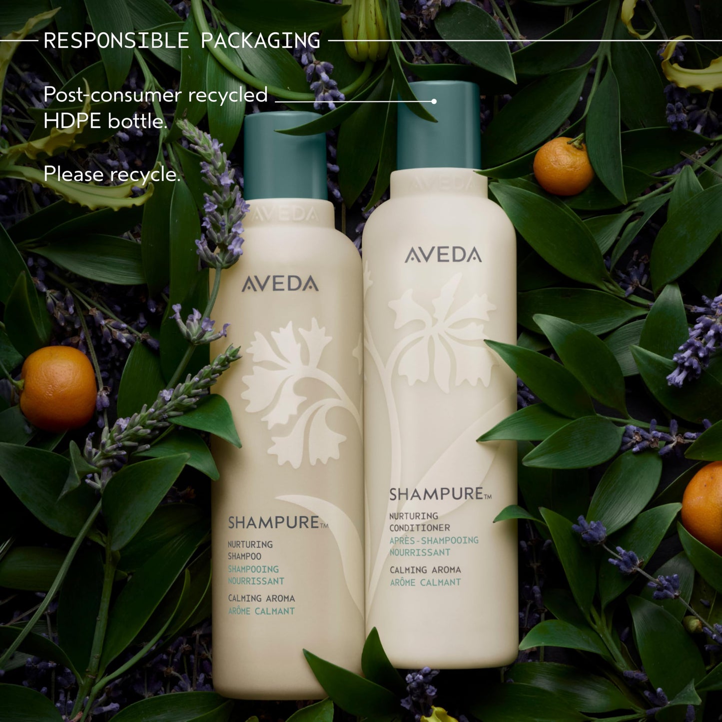 Aveda Shampure Nurturing Conditioner for Fine to Medium Hair | Lightweight Formula Detangles and Adds Shine | Calming Aroma of Lavender & Ylang Ylang | 98% Naturally Derived*