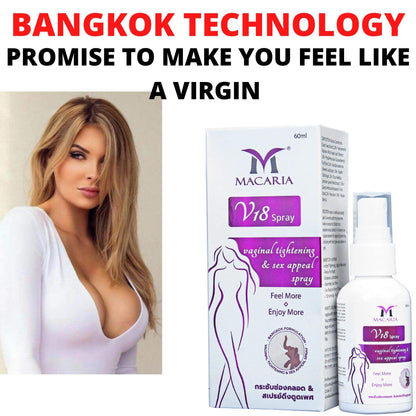 MACARIA Vaginal Pussy Yoni Tightening Shrink Virgin Again Spray for Girls
