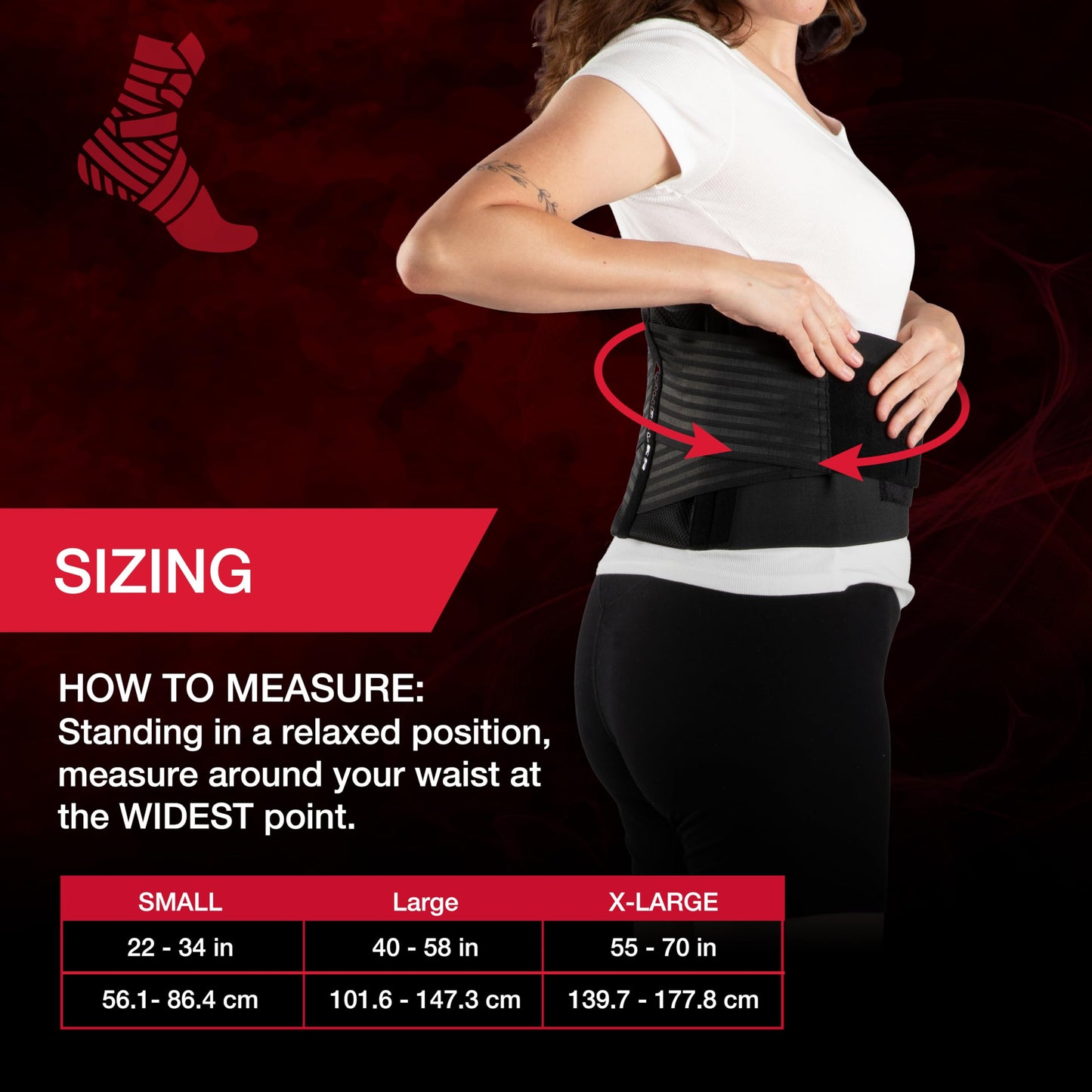 MUELLER Esports Medicine 4-in-1 Lumbar Back Brace with Hot/Cold Pack, Belt, Back Pain Relief Support for Men and Women, Ideal for Upper and Lower Back Pain, Sciatica, Black