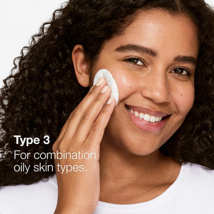 Clinique 3-Step Clarifying Lotion Face Exfoliator 3 | Toner With Witch Hazel + Salicylic Acid | For Combination Oily Skin Types