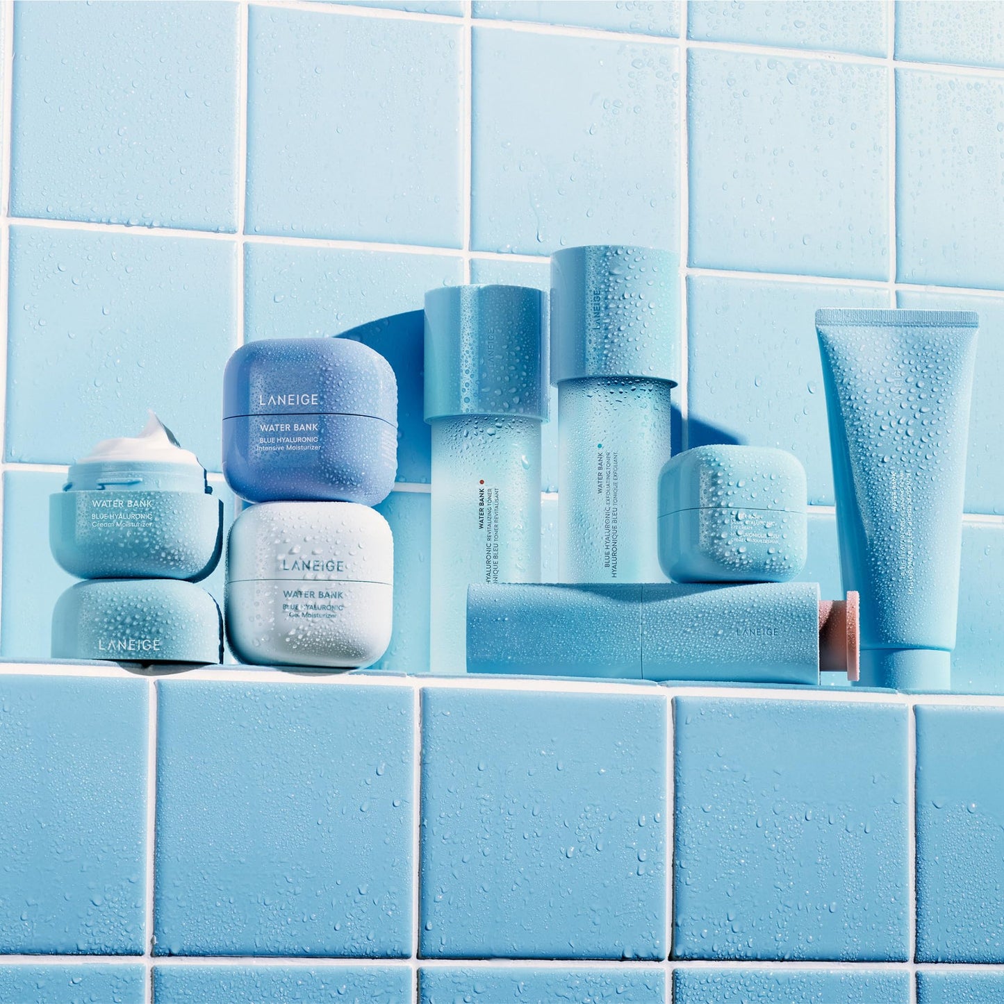 LANEIGE Water Bank Blue Hyaluronic Eye Cream: Hydrating Eye Treatment with Niacinamide & Caffeine to Brighten, Nourish, & Reduce Puffiness