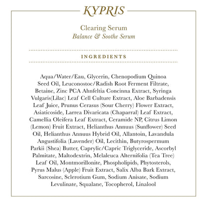 KYPRIS Clearing Serum Balance Soothe