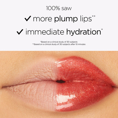 tarte maracuja juicy shimmer glass lip plump – Hydrating & Volumizing Lip Gloss Balm with Hyaluronic Acid & Vitamin E, Plumps & Moisturizes, Vegan & Cruelty-Free