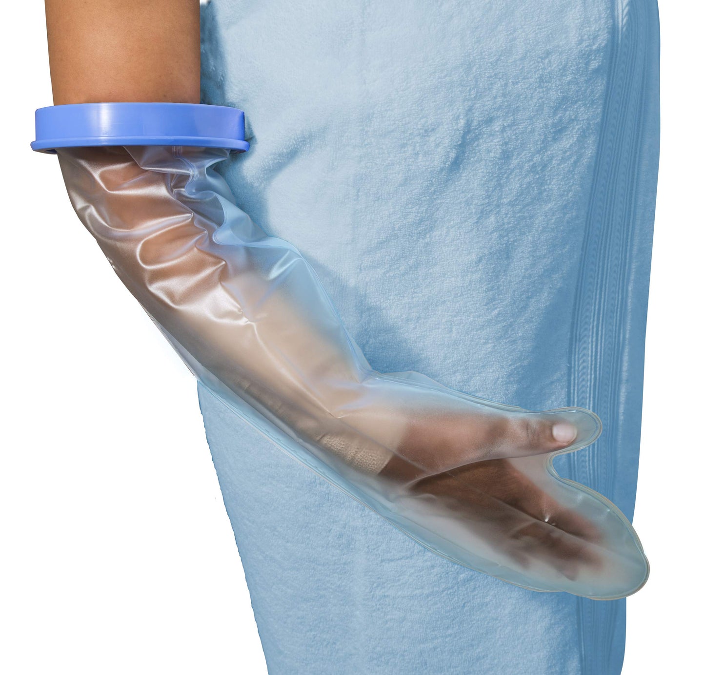 Essential Medical Supply Ohsodry! Sealed Cast and Bandage Protector for Wrist and Hand, White