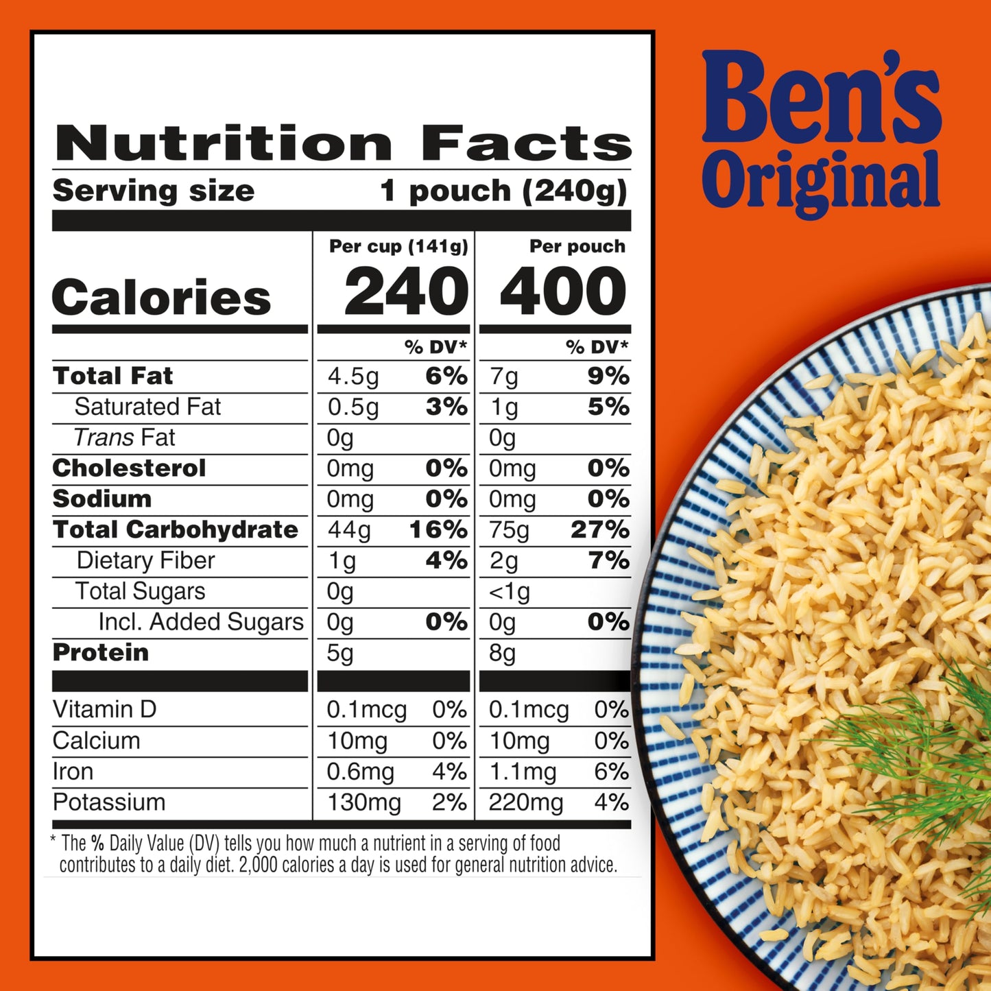 BEN'S ORIGINAL Ready Rice Brown Basmati Rice, Easy Dinner Side, 8.5 oz Pouch (Pack of 12)