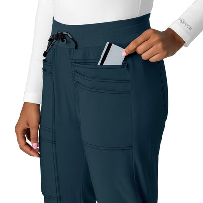 Carhartt Cross-Flex Scrubs for Women, Slim Leg Scrub Pants Navy