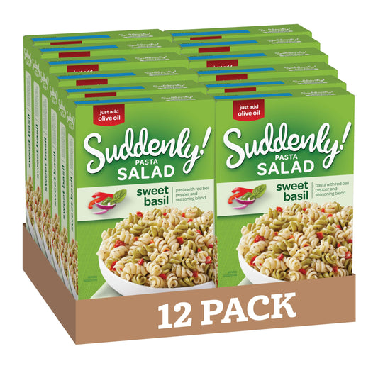 Suddenly Salad Sweet Basil Pasta Salad - 7.7 Oz 12 Pack
