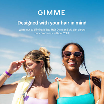 Gimme Beauty Lined Shower Cap for Women & Men - Reusable, Waterproof Shower Cap - Bathing Accessories - Black
