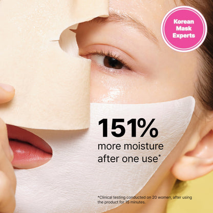 Dr.Jart+ Ceramidin Cream-Infused Korean Face Mask for Dry Skin with Ceramides and Panthenol | Sheet Mask | Korean Skin Care | Travel Size, 1 Pack