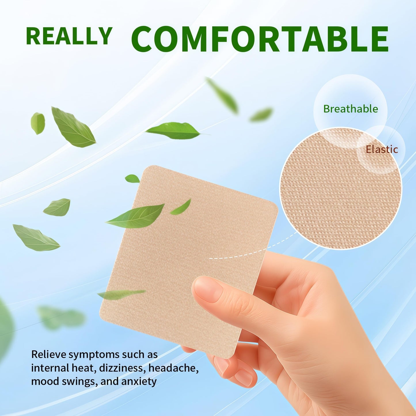 Menopause Relief Patches Therapy Patches Natural Hot Flash Patch for Sleeping Aid & Restful Nights-Relieves Hot Flashes, Dryness, Excessive Sweating-Menopause Support-Estrogen Free(24 Count)