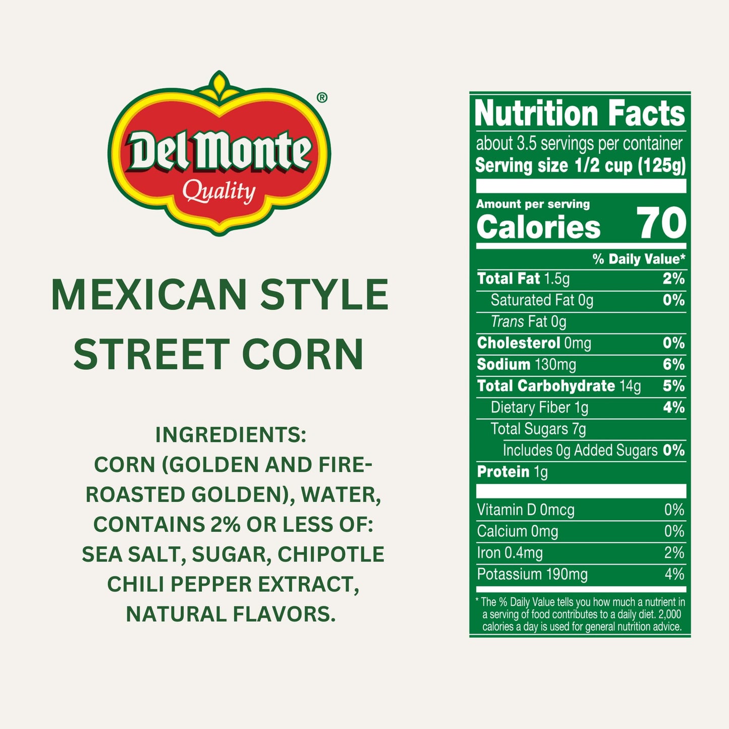 Del Monte Mexican Street Corn, 14.75 oz. Can (Pack of 12)