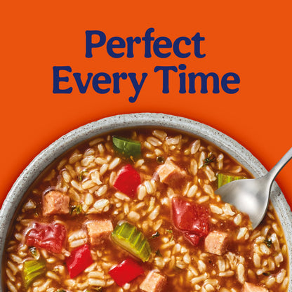 BEN'S ORIGINAL Street Food Gumbo with Chicken Andouille Sausage, Prepared Entrée, Microwavable Heat-&-Eat Bowl in 90 Seconds, 9 oz (Pack of 6)