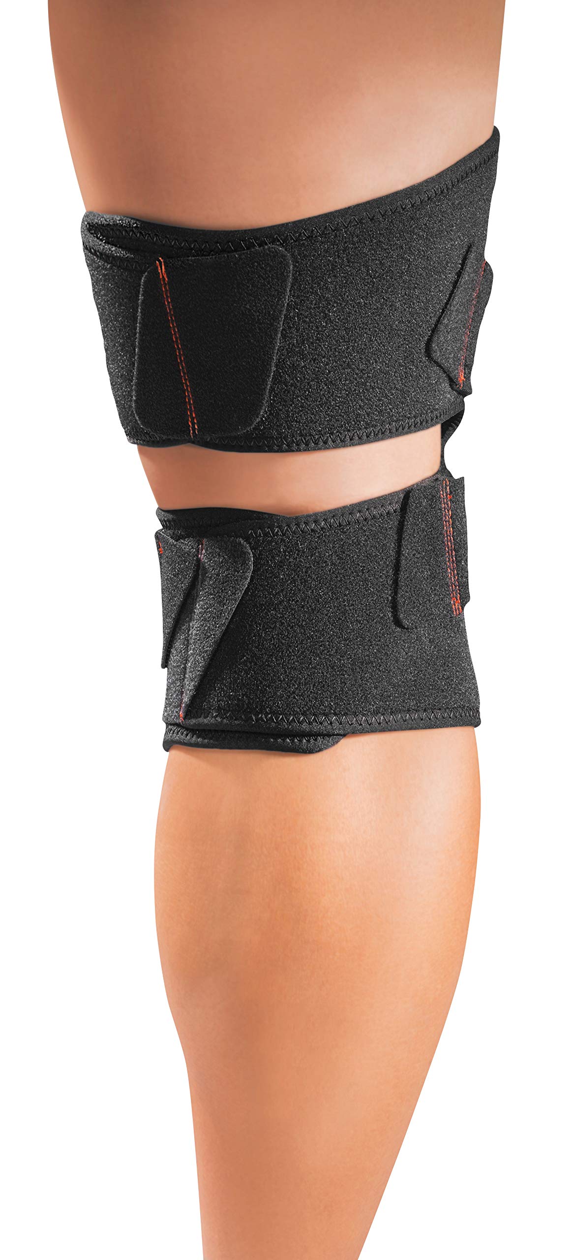MUELLER Sports Medicine Adjustable Knee Support, Knee Pain Relief Support for Men and Women, Ideal for Arthritis, Sprains, Black