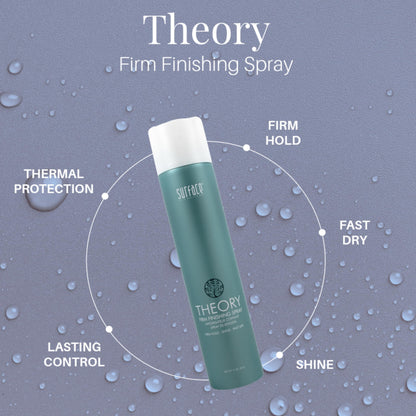 SURFACE Hair Theory Firm Finishing Spray, Strong Hold Styling Hairspray - All Day and Night Lasting Control,10 oz (Packaging may vary)