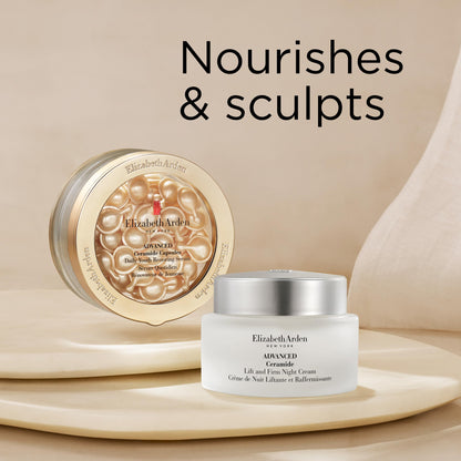 Elizabeth Arden Advanced Ceramide Lift and Firm Face Cream, Hydrating Moisturizer for Day or Night, Infused with Peptides, 1.7 fl oz