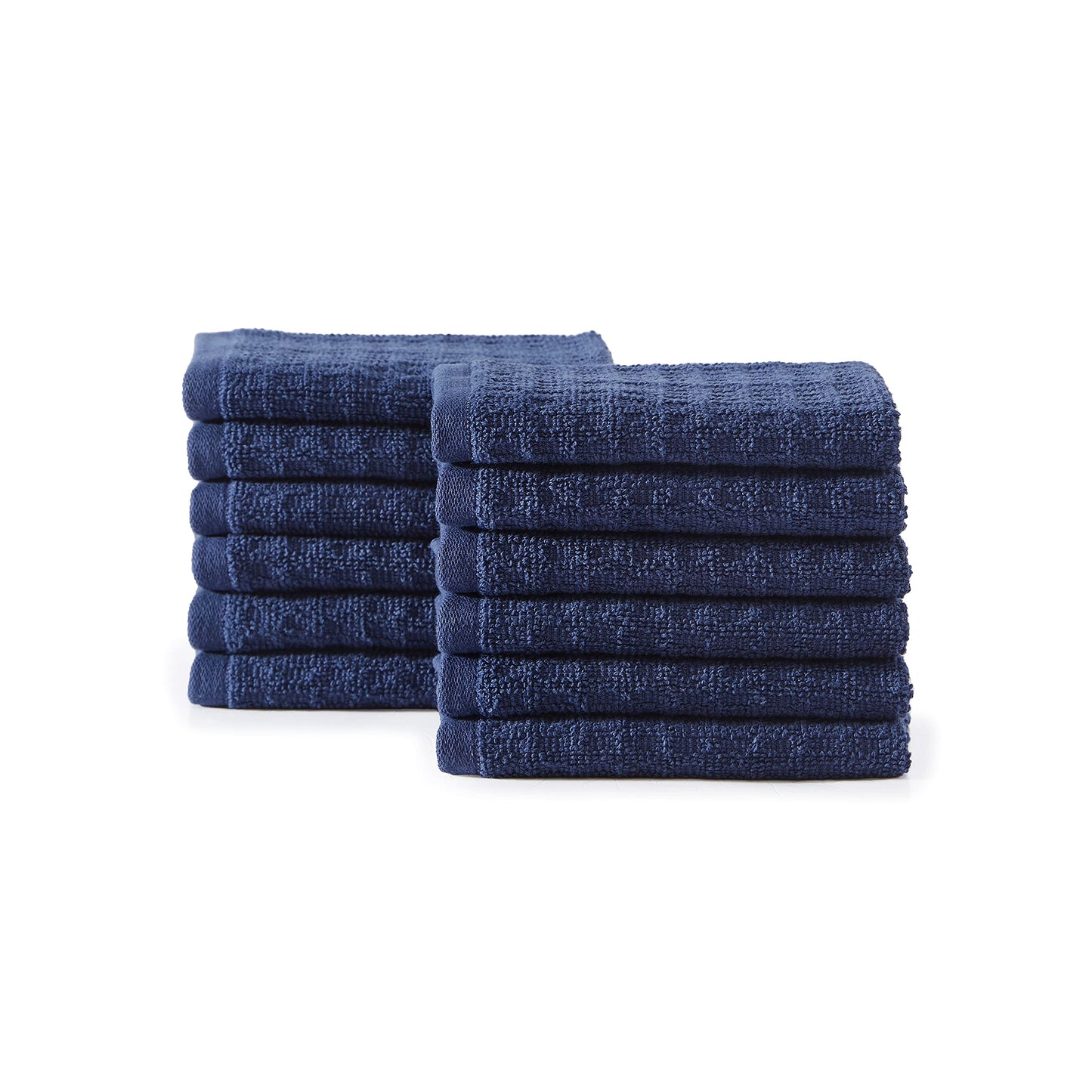Tommy Bahama - Washcloths, Soft & Absorbent Cotton Towels, Low Linting & Fade Resistant, Oeko-Tex Certified (Northern Pacific Dark Blue, 12 Piece)