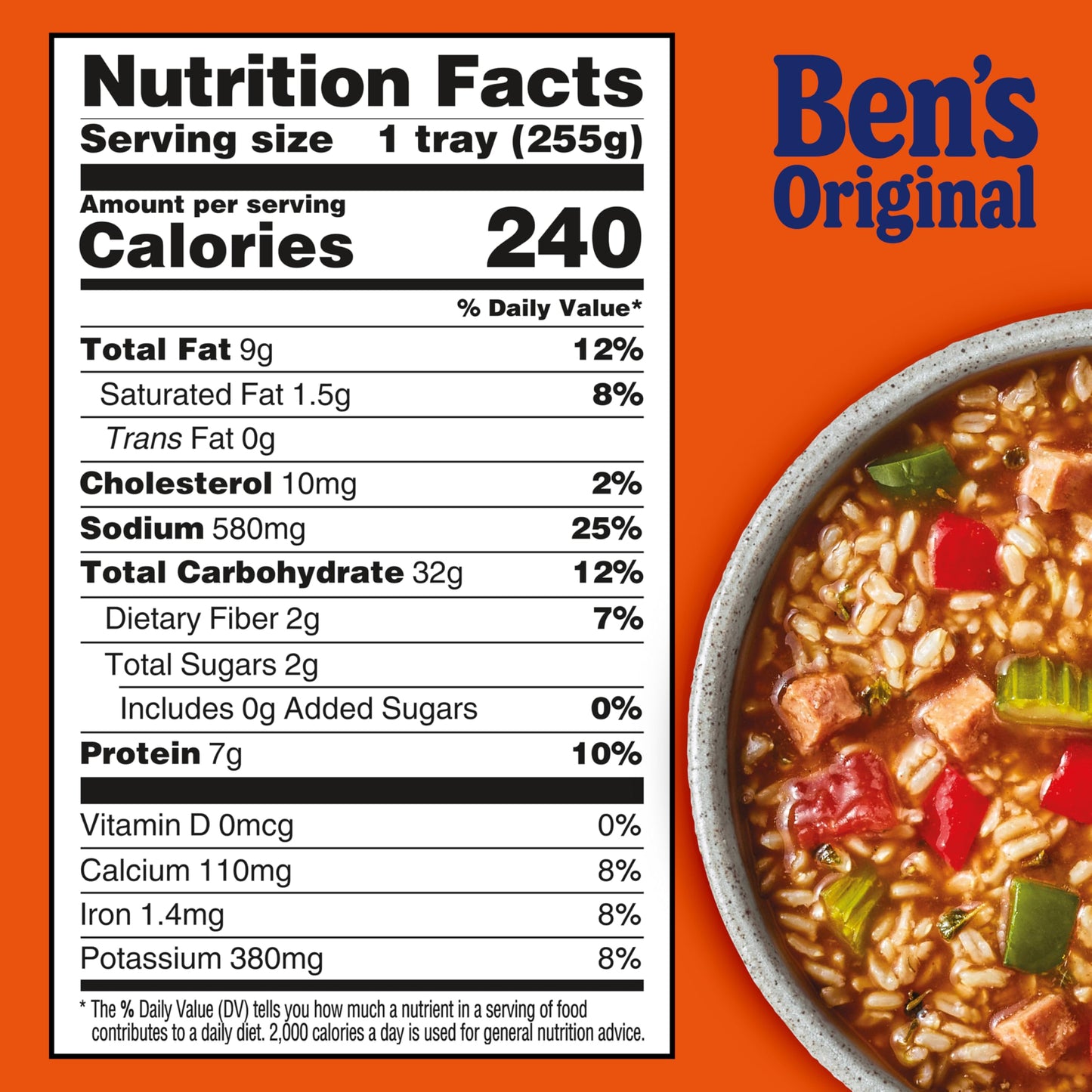 BEN'S ORIGINAL Street Food Gumbo with Chicken Andouille Sausage, Prepared Entrée, Microwavable Heat-&-Eat Bowl in 90 Seconds, 9 oz (Pack of 6)