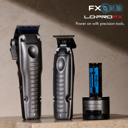 FXONE LO-PROFX Professional Cordless Clippers for Men with Interchangeable Battery