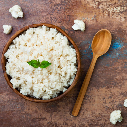 Kitchen & Love Organic Riced Cauliflower 8 oz (6 Pack) | Low Carb, Low Calorie, Healthy Rice Alternative, Vegan, Gluten Free, Ready to Eat & Microwaveable, Dairy Free, Shelf Stable