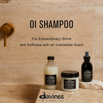 Davines OI Nourishing Shampoo for All Hair Types, Adds Silky-Smooth Shine & Volume, Softens And Restores Chemically Treated Hair