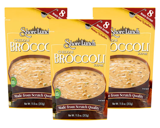 Shore Lunch Cheddar Broccoli Soup Mix, 11-Ounce (Pack of 3)