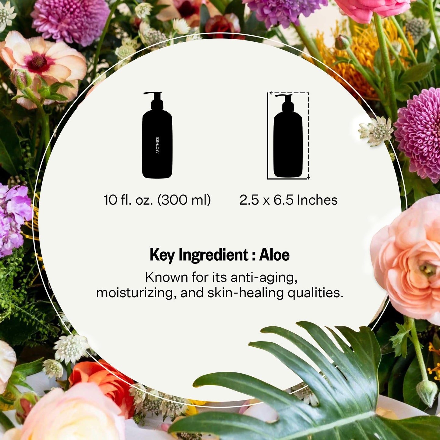 Apotheke Scented Hand & Body Lotion, White Vetiver - 10 Fl Oz Nourishing Body Moisturizer Cream for Dry Skin - Gentle Daily Skincare for Men & Women with Natural Ingredients, All Skin Types
