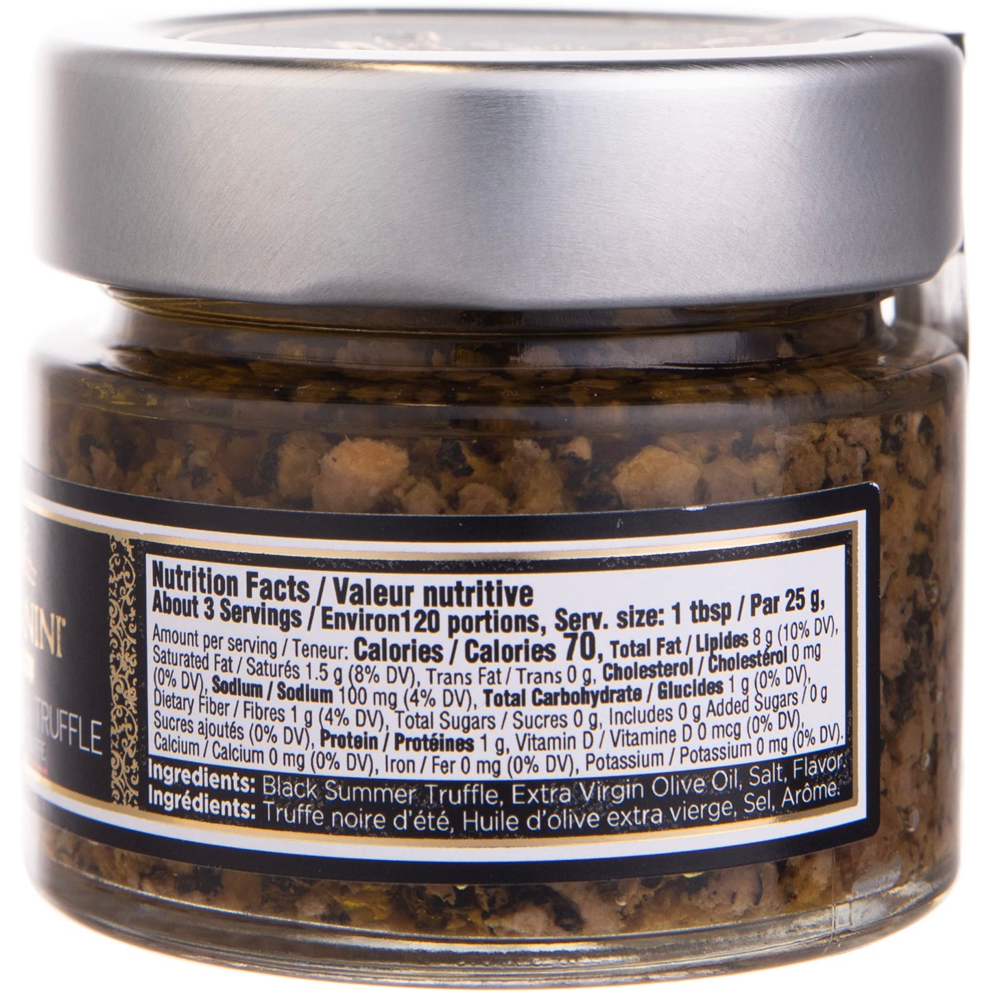 Tuscanini Reserve Minced Black Truffle in Extra Virgin Olive Oil , 2.82oz | Product of Italy | Minced Italian Truffle Mushrooms