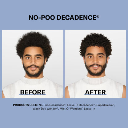 DevaCurl No-Poo Decadence Non-Lathering Cleanser for Ultra-Rich Moisture | Nourished | Bouncy | Shiny | All Curl Types