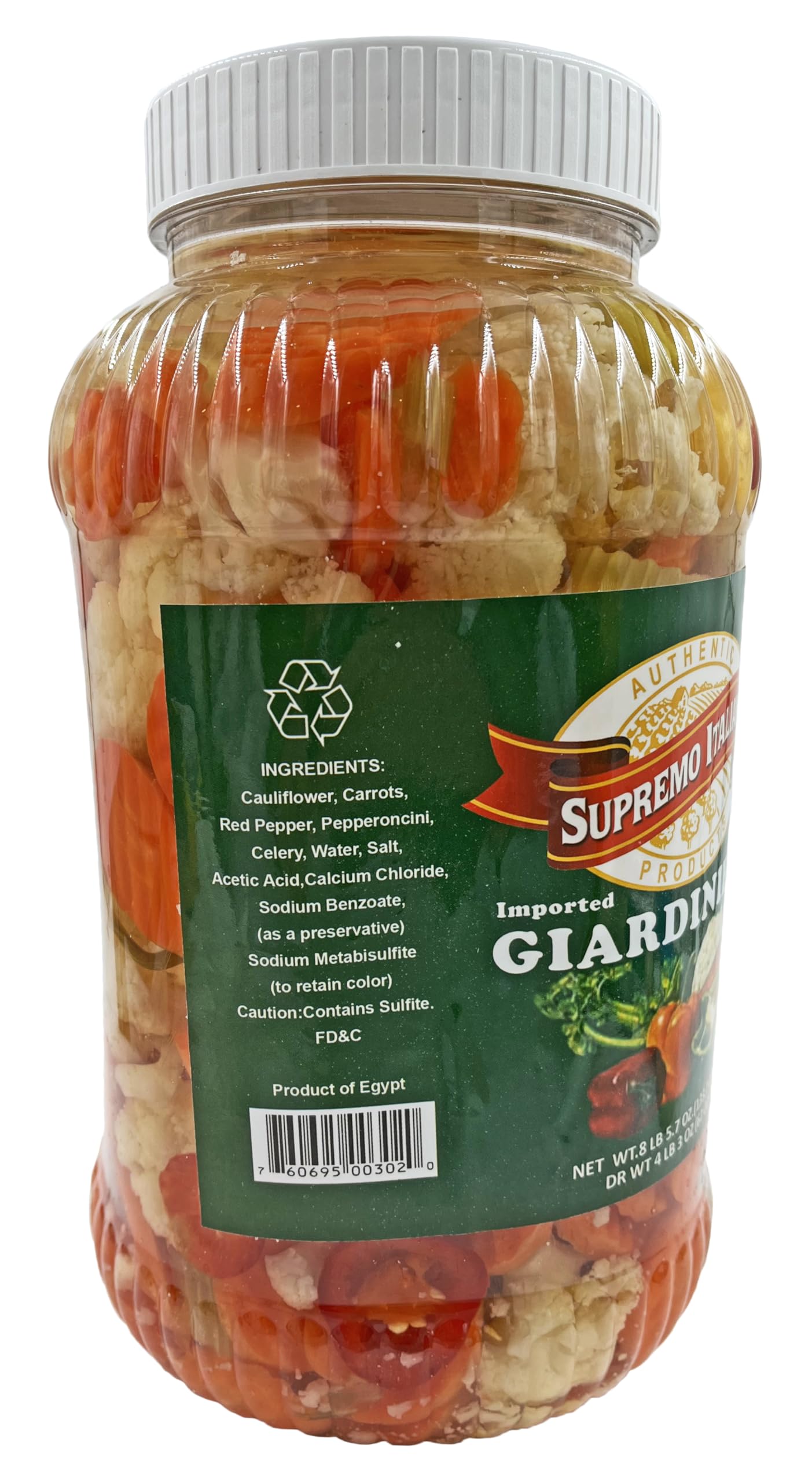 Supremo Italiano S Giardiniera, 1 gal
