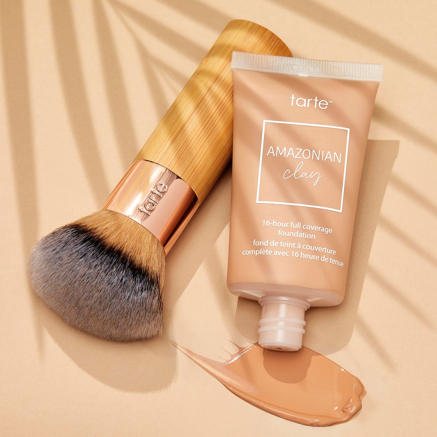 tarte the buffer airbrush finish foundation brush – Blending Brush for Cream, Liquid or Powder Makeup, Buildable Coverage & Seamless Application for Flawless Finish, Vegan & Cruelty-Free, full size
