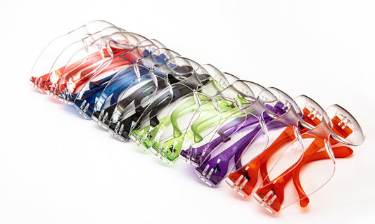 EyePRO Safety Glasses & Goggles Set, Clear Anti-Fog Lens, UV400 Protection, ANSI Z87.1 Certified, Adjustable, 6/12 Pack