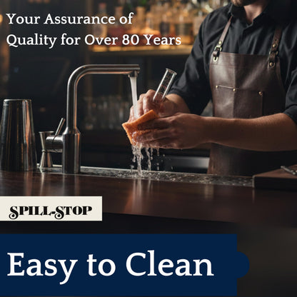 Spill-Stop 13-908 Exacto Pour Bar Test Kit, Liquid Calibration System for Bartender Training, Includes 3 Precision-Marked Plastic Tubes, 3 O-Rings, Stand, Funnel, Durable, Made in USA