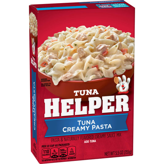 Tuna Helper Creamy Pasta Meal (5.5 oz) No Artificial Flavors, Ready in 3 Easy Steps, Quick Meals for Midweek Dinners, Busy Evenings & Families On-the-Go