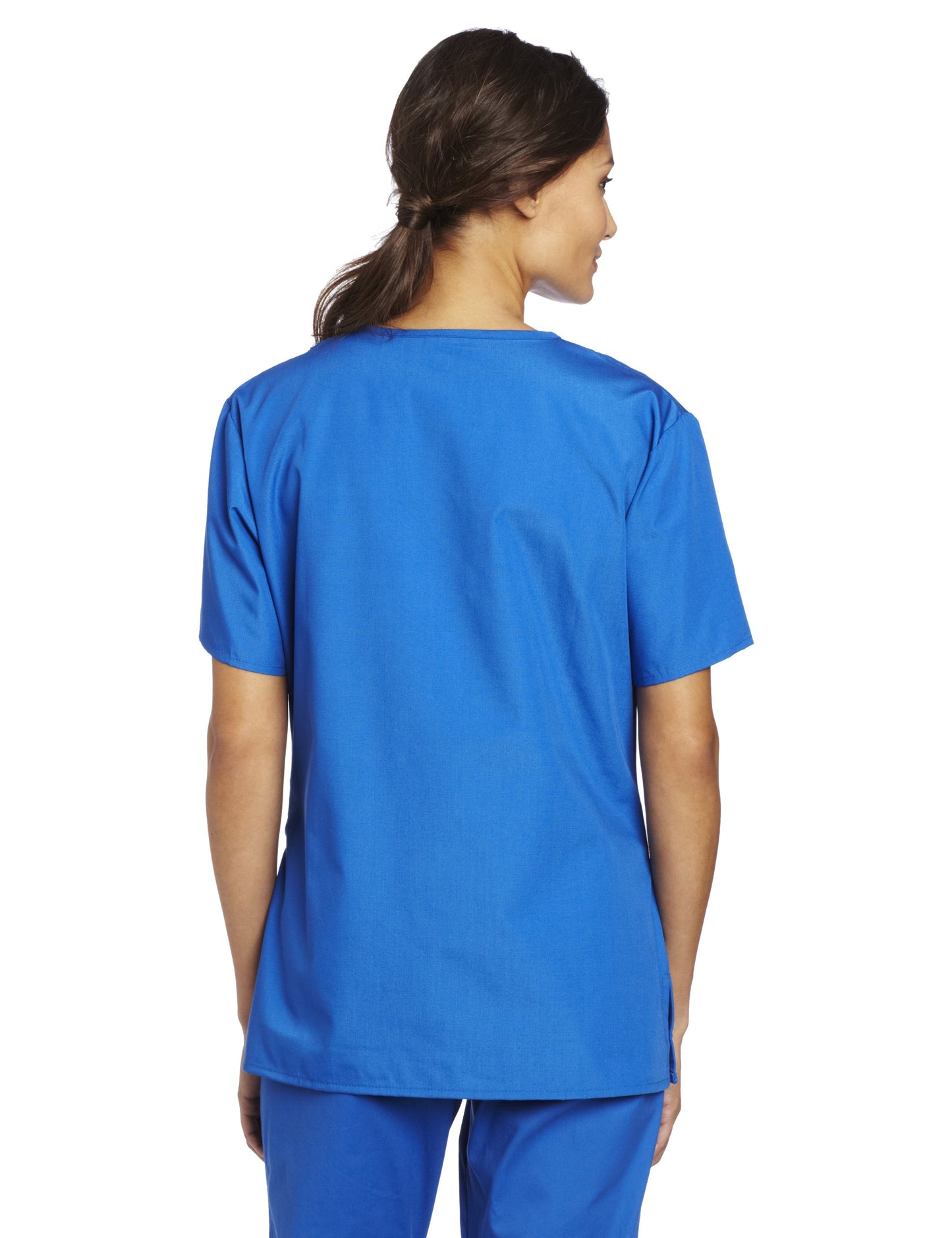 WonderWink womens Origins Bravo V-Neck Top, Royal, XX-Small